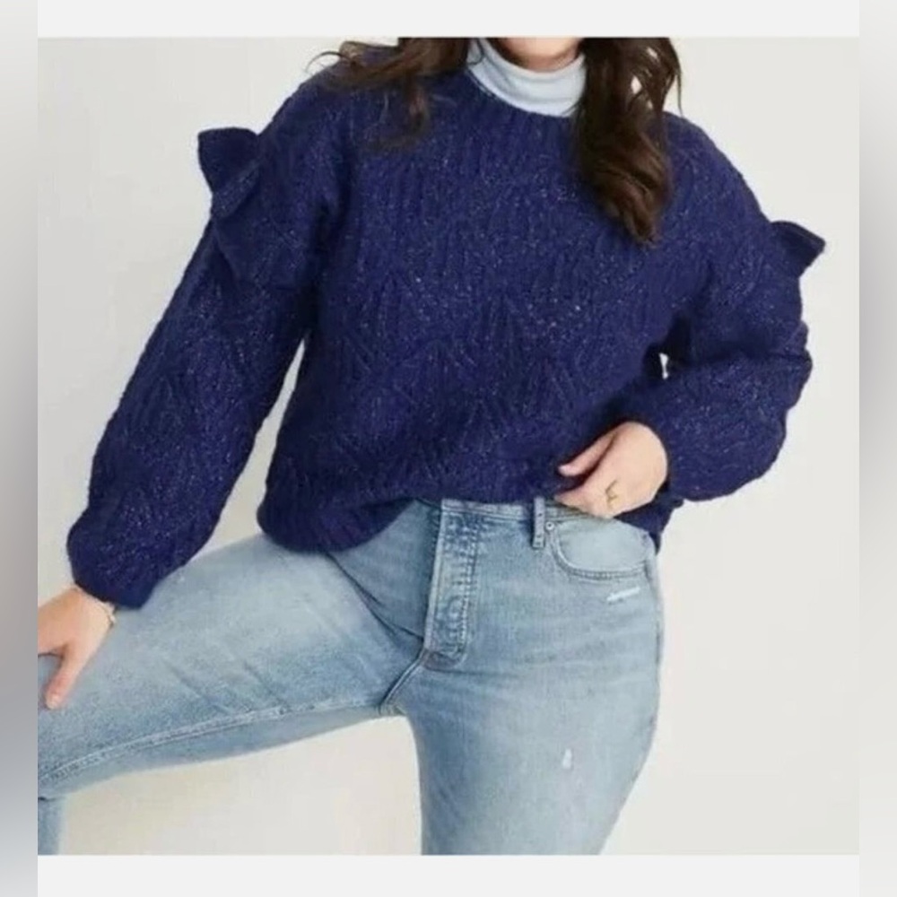 Navy Blue Women's Sweater